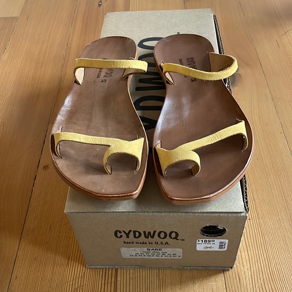 Cydwoq | Shoes | Cydwoq Bare Sandal Size 4 Yellow Brand New In Box Gorgeous  Handmade In La | Poshmark